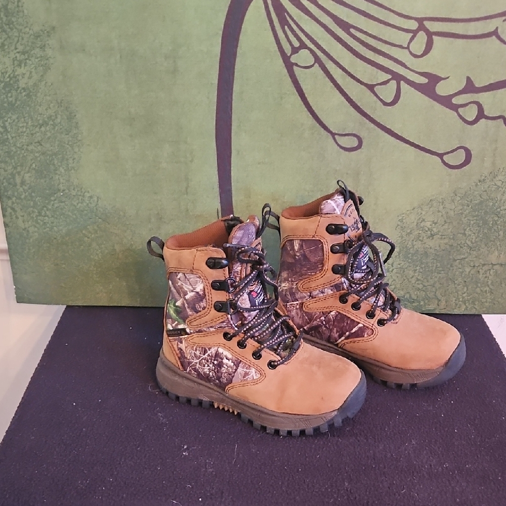 Rocky Kids Boots in Brown and Black